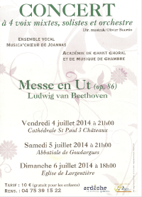 affiche concert 2014